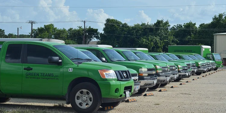 green teams commercial trucks